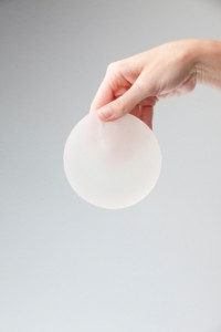 A single breast implant